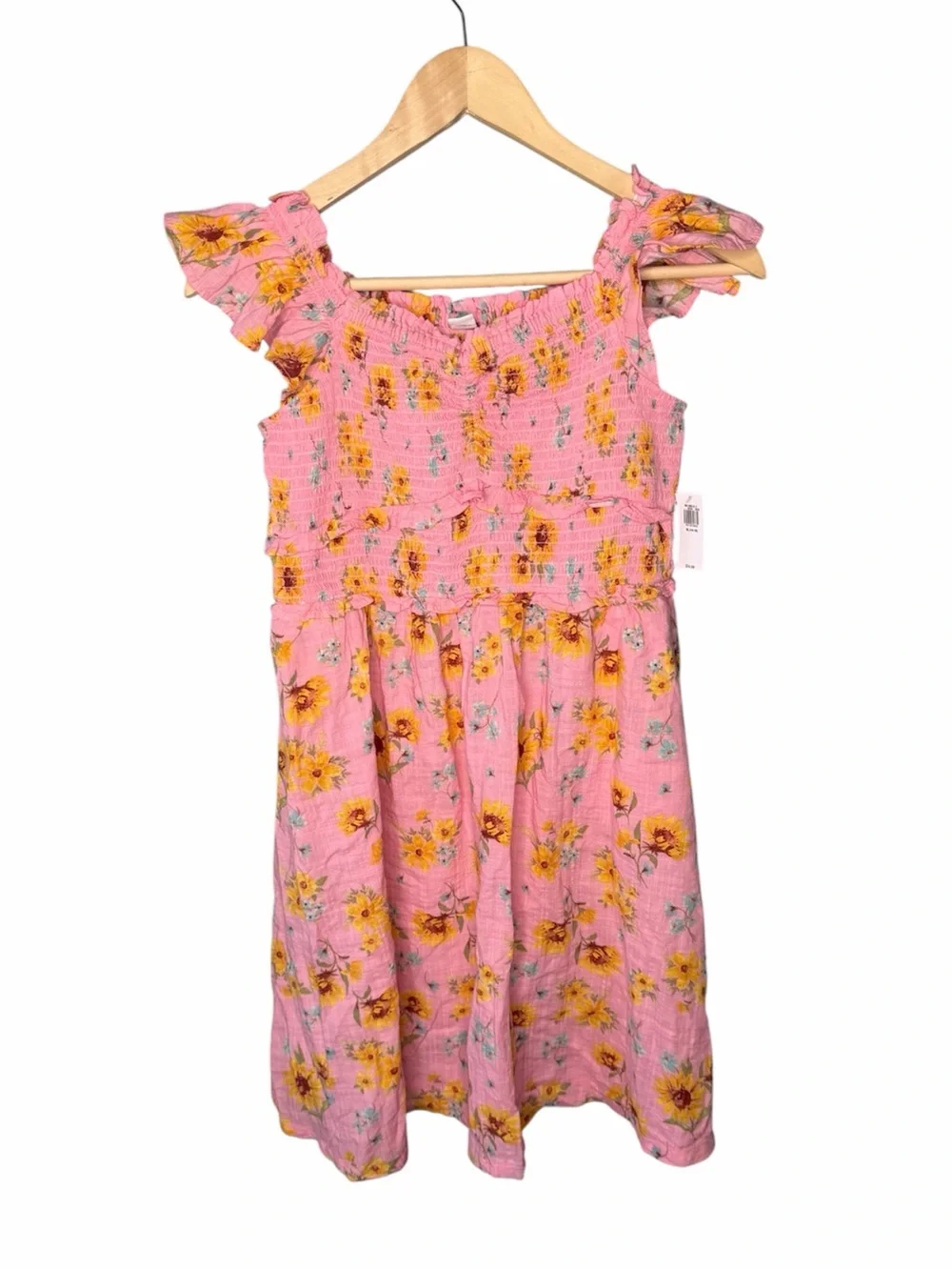 NWT Old Navy Smocked Sunflower Floral Sundress